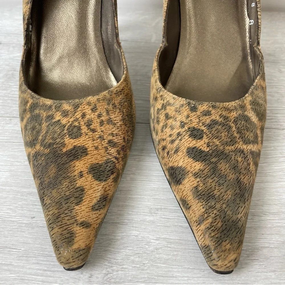 Stuart Weitzman Stiletto Animal Print Heels Size 8